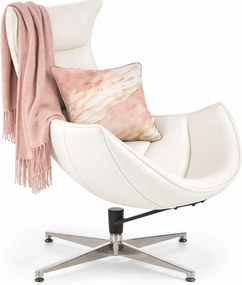 Obrotowy fotel wypoczynkowy ze skóry ekologicznej K7-M72