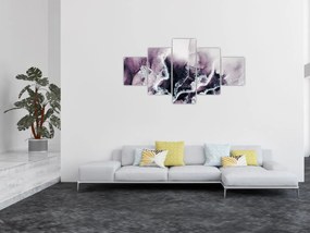 Obraz - Fioletowy marmur N⁰2 (125x70 cm)