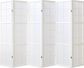 Przegroda pokojowa 264x175x2,2 cm biała Shoji