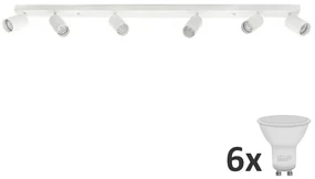 LED Oświetlenie punktowe ANGIE 6xGU10/6W/230V białe
