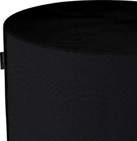 Puf Barrel kolor czarny tkanina strukturalna
