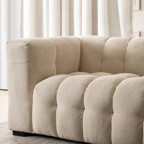 Sofa MODERNO 2S Dwuosobowa Kremowa Nowoczesna