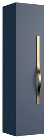 Szafka łazienkowa VOG 33 cm granatowa półmat ze złotym uchwytem KROFAM