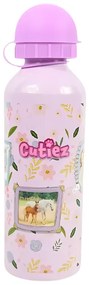 Dziecięca metalowa butelka CUTIEZ 500 ml różowa