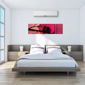 Obraz - Zakochane ptaki (170x50 cm)