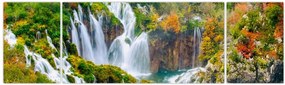 Obraz - Park Narodowy Jezior Plitwickich (170x50 cm)