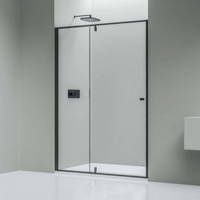 Drzwi prysznicowe skrzydłowe z panelem stałym NT606 FLEXSzkło ESG 6 mm z powłoką Nano - Różne kolory i szerokości