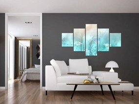 Obraz - Motyl w niebieskim (125x70 cm)