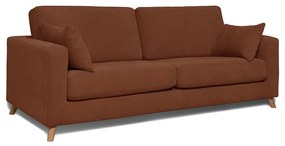 Ciemnopomarańczowa sofa 234 cm Faria – Scandic