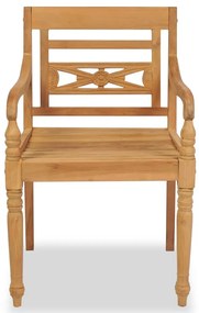 Zestaw drewnianych krzeseł ogrodowych R9-H64