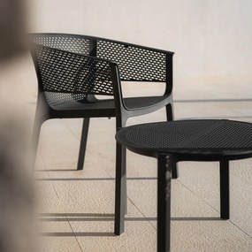 Okrągły stolik ogrodowy Nexo z tworzywa sztucznego