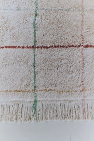 Dywan dziecięcy FOLK KRATKA 90x130 cm beżowy/kolorowy LORENA CANALS