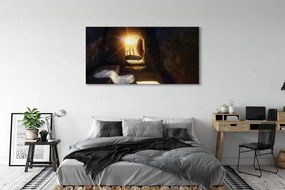 Duży obraz na płótnie Jaskinia, Krzyże i Słońce