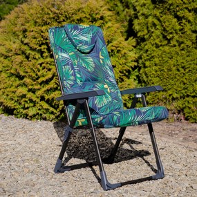 Fotel ogrodowy rozkładany Mijas Black Edition D002-07PB / G051-02IB PATIO