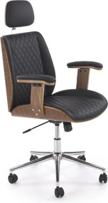 Fotel biurowy z oparciem ze sklejki Timber Halmar