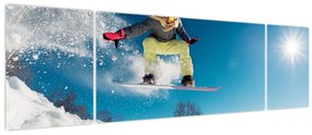 Obraz - Snowboardzista (170x50 cm)