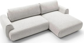 Jasnoszary narożnik nowoczesny rozkładany F4-F08