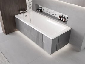 Mexen X-ST obudowa styropianowa LED do wanny prostokątnej 160-190 x 70-90 cm, biała - 55021-01