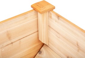 Podwyższona grządka Outsunny 124 cm x 60 cm x 81 cm