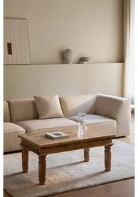 Stolik Kawowy Taraz Z Drewna Mango 100 X 60 Cm - Sklum