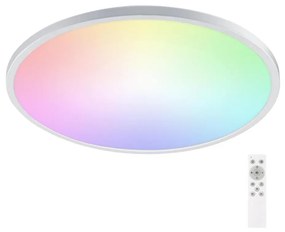 Aigostar-LED RGB Ściemnialne oświetlenie łazienkowe LED/24W/230V śr. 42cm IP44+pilot