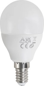 Inteligentna żarówka LED E14 z możliwością ściemniania G45 Opal 4,9 W 470 lm 2700-6500 K