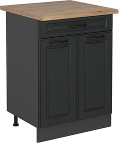 Szafka dolna do kuchni antracytowy domek wiejski 60x60x81.6 r-line