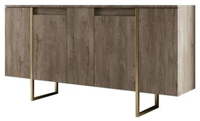 Szafka Luxe Walnut and Gold