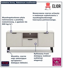 Szafka RTV pod telewizor kaszmir - Henex 7X