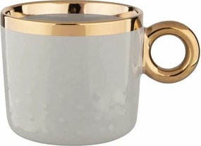 Altom Kubek porcelanowy Palazzo dots 350 ml, szałwiowy