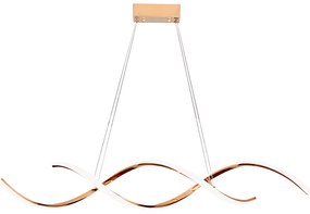 LAMPA WISZĄCA SUFITOWA LED LHJ021-CP JASNE RÓŻOWE ZŁOTO
