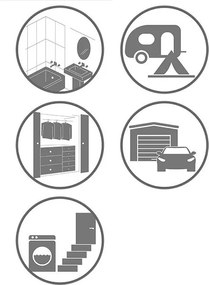 Wkład do pochłaniacza wilgoci 1000 g, pow. 80 m³