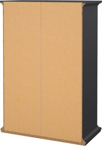 Wysoka komoda Paris 4+2 kolor szary