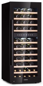 Klarstein Barossa 50cm 73 Butelki Winiarka Dwustrefowa Czarny