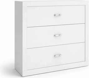 Komoda młodzieżowa Seal 100 cm nowoczesna do pokoju dziecięcego MDF biała i kolorowa