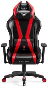 Fotel gamingowy Diablo X-Horn 2.0 Normal Size, czarno-czerwony