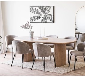 Stół w dekorze jesionu 110x210 cm Serra – House Nordic