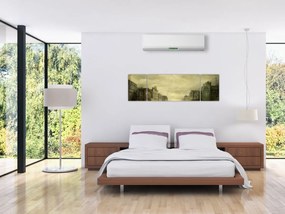 Obraz westernowego miasteczka (170x50 cm)