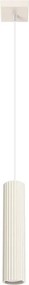 Beżowa pojedyńcza lampa wisząca 3X D296 W5-H04