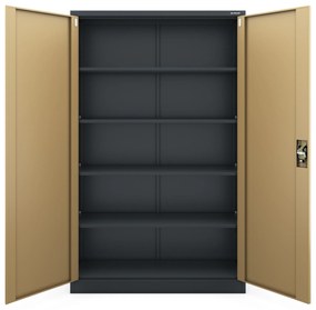 JAN II cabinet antracyt RAL7016 woodgrain H1850*W1150*D400