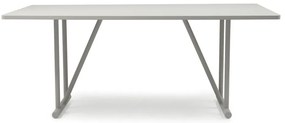 Szary stół Tenzo Grain, 180x90 cm