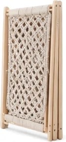 Drewniany leżak ogrodowy składany Coral HC-2501, styl boho