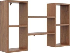 Minimalistyczna półka ścienna w kolorze orzech G6-F98