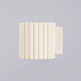 Kinkiet AURA beżowy G9 ryflowany SOLLUX  LIGHTING