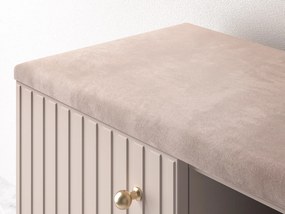 Szafka na buty z siedziskiem Sophie 15, kaszmir