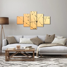 Obraz zroszonej pajęczyny (125x70 cm)
