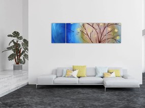 Obraz - Drzewo zakrywające słońce (170x50 cm)