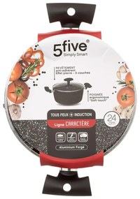 Garnek aluminiowy Ø 24 cm + pokrywka