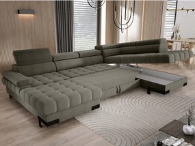 Narożnik SELVA XL Prawostronny z funkcją spania i pojemnikiem AUSTIN 05 WERSAL