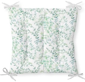 Poduszka na krzesło z domieszką bawełny Minimalist Cushion Covers Delicate Greens, 40x40 cm